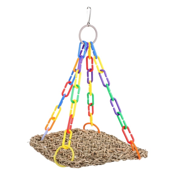 Chicken Coop Foraging Wall Toy Parrot Hammock Swing Mat