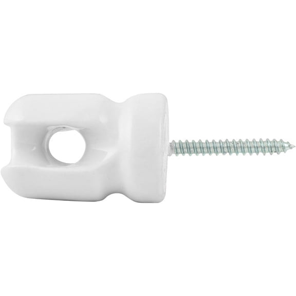 Dare HD Porc Insulator Electric Fencing Insulator - Heavy Duty - White