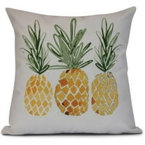 Simply Daisy, 3 Pineapples, Geometric Print Pillow