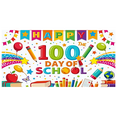 thumbnail image 2 of Colorful School Celebration Banner Happy 100 Day Decoration for Classroom Decor Party Back to School, 2 of 8