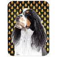 thumbnail image 1 of Carolines Treasures SC9172LCB Springer Spaniel Candy Corn Halloween Portrait Glass Cutting Board - Large, 1 of 1