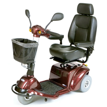 Drive Medical Burgundy Pilot 3-wheel Pow