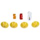 thumbnail image 4 of 10 cinturones, 30 banderas rojas y amarillas, 4 conos para un juego óptimo Kit de fútbol bandera para 10 jugadores, 4 of 8