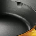 thumbnail image 3 of Tramontina Bestow 12-Inch Enameled Cast Iron Skillet with Lid, Sunrise with Stainless Steel Knob, Oven-Safe, 3 of 8