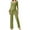 Army Green, variant on Ltctricy Women's 2 Piece Lounge Outfits Knitted Loose Long Sleeve Tops and Baggy Pants Sleepwear Sets Comfy Homewear