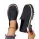 thumbnail image 5 of Mocasines Cómodos para Zapatos Suela Gruesa Con Plataforma Ortopédica Antideslizantes Transpirables Combinados Viajes Al Aire Libre, 5 of 9