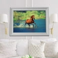 thumbnail image 6 of 1000 PCS Jigsaw Puzzles, 29.5" x 19.7" Artwork Gift for Adults Teens Horse in The Lake Wooden Puzzle Games, 6 of 7