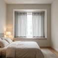 thumbnail image 1 of Cortinas de lino para ventana, 2 piezas, con filtro de luz, colores sólidos, beige, blanco, gris plateado, caqui, 76x91.5 cm, para dormitorio, sala de estar, comedor., 1 of 6