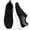 Black-3, variant on BERANMEY Women's Comfort Sneakers Lightweight Breathable Mesh Walking Shoes with Air Cushion for Casual Wear