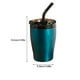 thumbnail image 2 of Bewildely Vacío de paja de acero inoxidable portátil 380ml reemplazo antideslizante Color sólido anticorrosivo botella de agua de oficina regalo Teteras Azul Bewildely HA080456-03, 2 of 6
