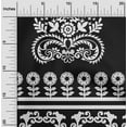 thumbnail image 2 of oneOone Viscose Chiffon Black Fabric Asian Block Quilting Supplies Print Sewing Fabric By The Yard 42 Inch Wide, 2 of 4