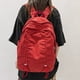 thumbnail image 1 of Mochila informal de lona con cordón plisado de gran capacidad unisex (rojo), 1 of 6