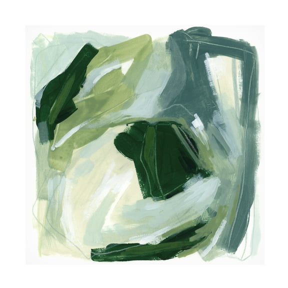 June Erica Vess 'Emerald Spin I' Canvas Art