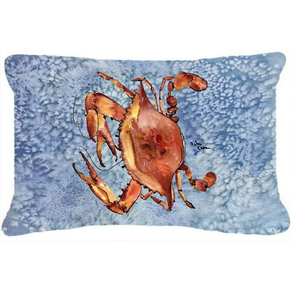 Crab Indoor & Outdoor Fabric Decorative Pillow