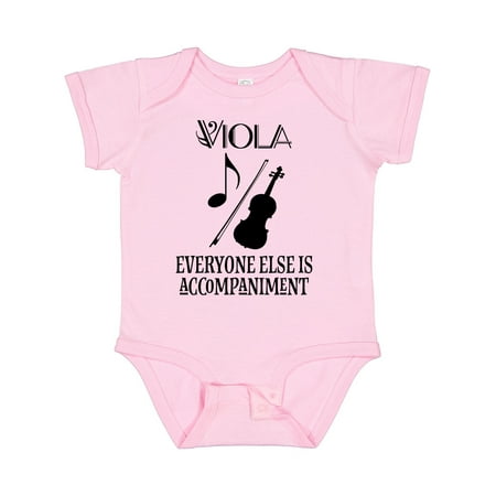 

Inktastic Viola Music Gift Funny Violist Joke Boys or Girls Baby Bodysuit