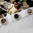 thumbnail image 4 of Manfei Camo US Flag Kitchen Curtains, Hunting Mallard Duck Black Out Curtains Pack of 2 (42x63 Each), Brown Black, 4 of 6
