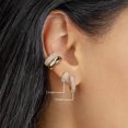 thumbnail image 2 of Pendientes Huggie chapados en oro con circonita cúbica para mujer, aros finos para la oreja, pendiente de cartílago para mujer, pendiente redondo minimalista, joyería para Piercing, nuevo, 2 of 5