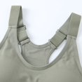 thumbnail image 6 of mgoYE Sports Bra for Women Womens U Back Sports Bra - Scoop Neck Padded Low Impact Yoga Clothes Workout Crop Top with Built in Pads(Green,2XL), 6 of 9