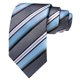 thumbnail image 4 of Conjunto de Corbata de Seda con Rayas Barry.Wang, 150 cm de Largo, 4 of 6