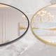 thumbnail image 4 of 18 pulgada round mirror para wall gold metal frame circle mirror round bathroom mirror para wall decor round wall mirror para entrada vanity dormitorio easy to install, 4 of 7