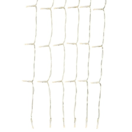 Warm White 8-Function LED Curtain Lights, 88" x 100", by Way To Celebrate