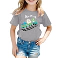 thumbnail image 4 of T-shirts pour Filles Col Rond Hauts Graphiques T-Shirts Tee-Shirts T-Shirts pour Filles 12-13 Ans, 4 of 4
