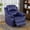 Single Recliner,Purple, variant on Caberryne Recliner Sofa with Double Recliners，Leather Reclining Loveseat with Cup Holders/Hidden Table for Living Room/Office/Theater Seating(2 Seater Loveseat,Purple)