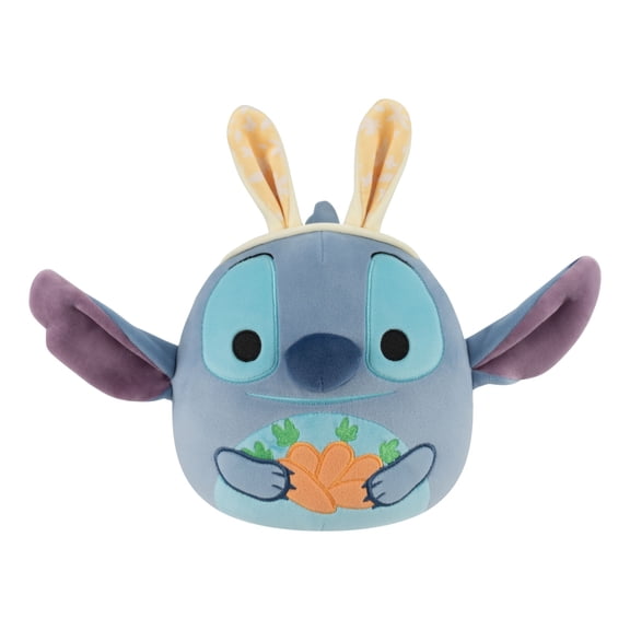Squishmallows Official 8 inch Disney Easter - Stitch Holding Carrots - Child's Ultra Soft Plush Toy