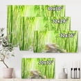 thumbnail image 4 of Designart ' Path in Green Bamboo Forest ' Traditional Canvas Wall Art Print, 4 of 4