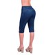 thumbnail image 2 of 464-65 Shorts dama capri de mezclilla tiro medio Cklass 464-65, 2 of 2