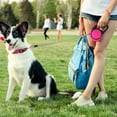 thumbnail image 2 of Taglory Retractable Dog Leash for Small Dogs, 16ft Anti Slip Handle Dog Leashes for Medium Dog, Pink, 2 of 7