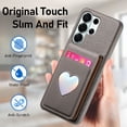 thumbnail image 4 of FOXDOCK Case for Samsung Galaxy S26 Ultra with Adjustable Stand and Mirror Design - Grey, 4 of 5