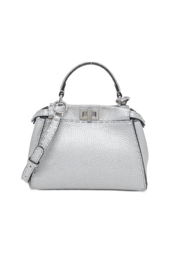 Pre-Owned Fendi SELLERIA Peekaboo Mini 8BN244 5QG Handbag