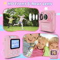 thumbnail image 4 of Kidsjoy Kids Instant Print Camera,1080P Print Camera for kids,Christmas Birthday Gifts for Girls Boys Age 3-12 with 3 Roller Photo Paper (Pink), 4 of 8