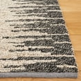 thumbnail image 3 of SAFAVIEH Natural Fiber Jake Abstract Area Rug, Light Grey/Black, 6' x 6' Square, 3 of 7