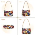thumbnail image 7 of FORMRS Womens Shoulder Bag with Chain Strap Clutch Purse Cute Tote Handbag, Large Colorful Flowers Pattern, 7 of 7