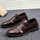 thumbnail image 4 of Zapatos de cuero para hombre, zapatos de vestir de negocios informales, zapatos de cuero negros transpirables para hombres jóvenes, 4 of 5