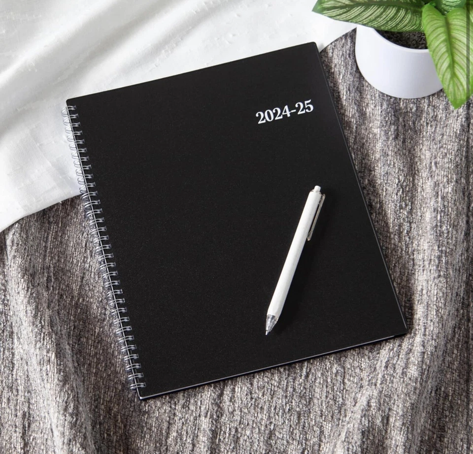 Blue Sky 2024-2025 Academic Year Weekly And Monthly Planner, 8.5" X 11", Flexibl