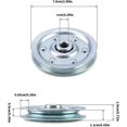 thumbnail image 2 of Corrosionresistant garage door pulleys, capacity, with sealed bearings for smooth operation, long durability, smoothgliding roller, 2 of 5