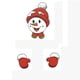 thumbnail image 2 of Christmas Fence Door Peek Hollow Board Plug-in Christmas Tree Garden Expression Decoration Sticker, 2 of 9