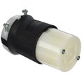 thumbnail image 1 of Hubbell HBL2813 Conector de bloqueo 30 amperios trifásico 120/208 V L21-30R blanco y negro, 1 of 1