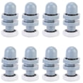 thumbnail image 4 of Rodillo deslizante para baño, 8 piezas, herrajes para puertas correderas de plástico duradero, rodillo para baño, uso conveniente, 4 of 14