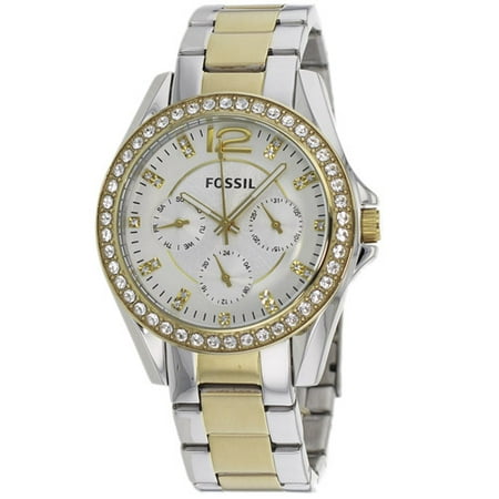 Fossil Women's Riley Watch Quartz Mineral Crystal ES3204