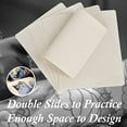 thumbnail image 5 of Tattoo practice skin and transfer paper,Tattoo fake skin and tattoo tracing paper kit including double-sided skin and tattoo template paper, 5 of 7