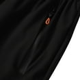 thumbnail image 5 of ITSAME Men's Sports Shorts, Zipper Pockets Quick Drying Drawstring Summer Casual Activewear Shorts Black 3XL, 5 of 8