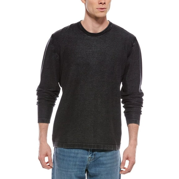 WEATHERPROOF VINTAGE mens  Twill Crewneck Sweatshirt, XL, Gray