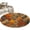 Green, variant on Orange Forest Fall Round Area Rug 4 FT, Non Slip Indoor Outdoor Rug, Thanksgiving Nature Autumn Washable Soft Circular Carpet Non-Shedding Floor Mat for Coffee Table Nursery Foyer Balcony