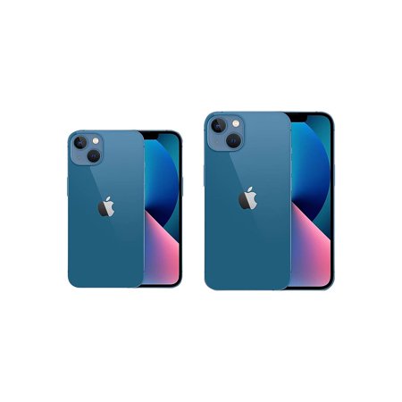 SaharaCase - ZeroDamage Camera Lens Protector for Apple iPhone 13 and iPhone 13 mini (2-Pack) - Blue