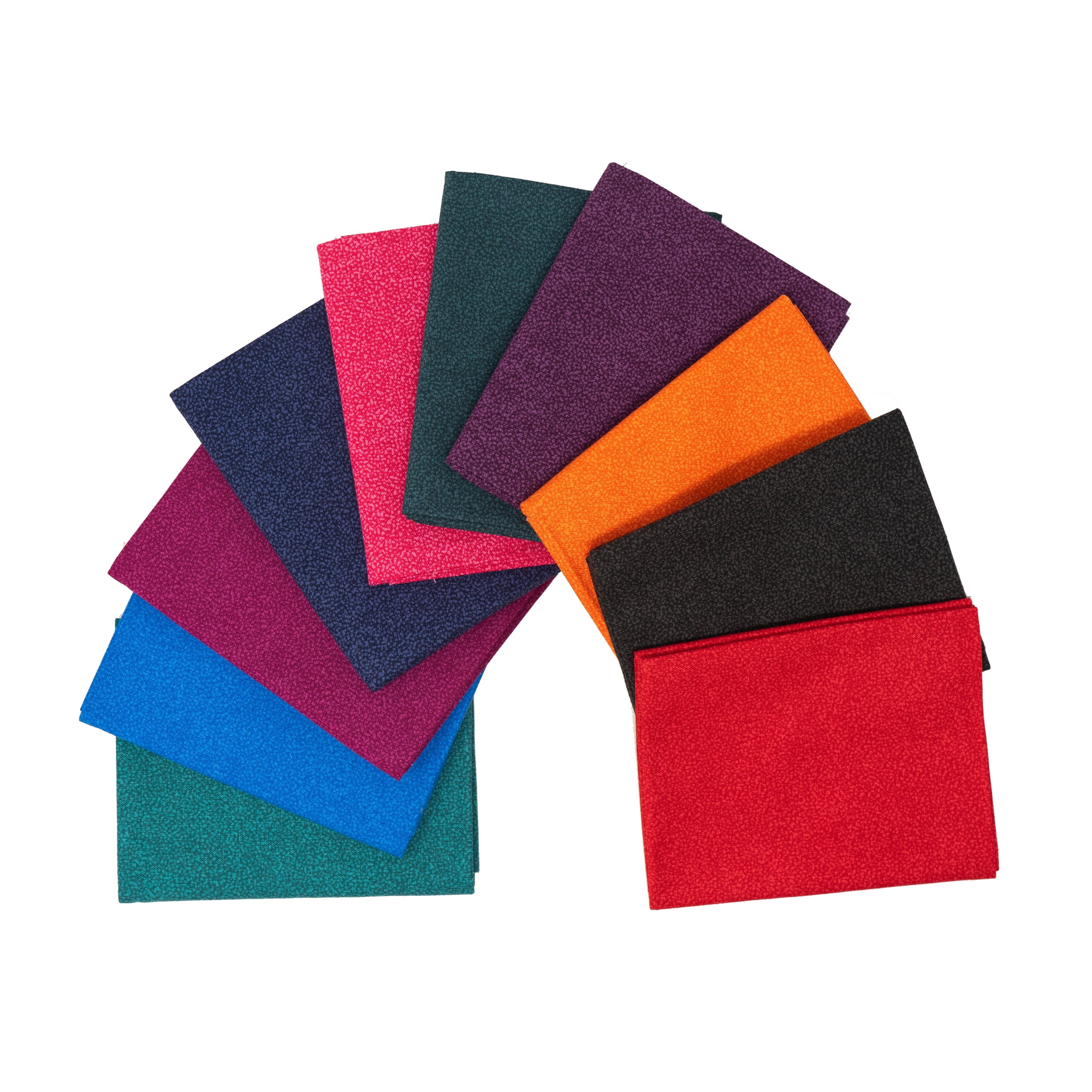 Waverly Inspirations 100% Cotton, Sewing & Crafting, Jewel Fabric Bundle, 21 x 18, 10Pcs