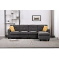 thumbnail image 2 of Leo Sectional Sofa 4 Seats with Storage Ottoman, 2 of 6